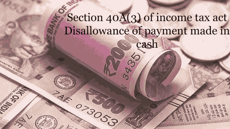 section 40A(3) of income tax act