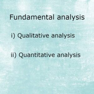 Fundamental analysis