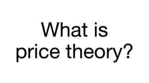 theory of price